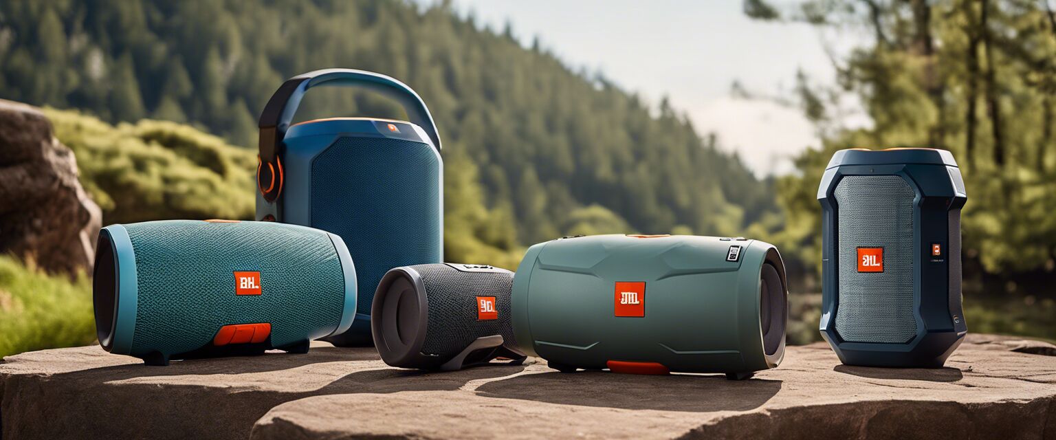 JBL portable Bluetooth speakers